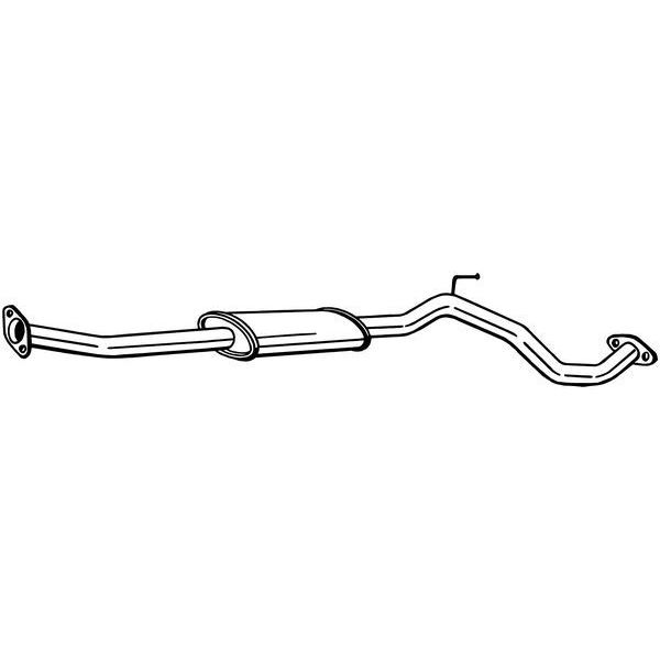 1 silencieux d'échappement intermédiaire Bosal 284-957