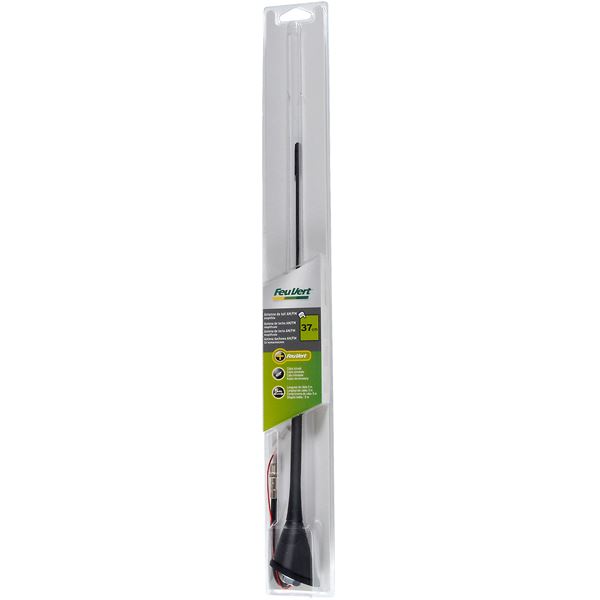 Antenne de toit auto Feu Vert fibre de verre 37 cm