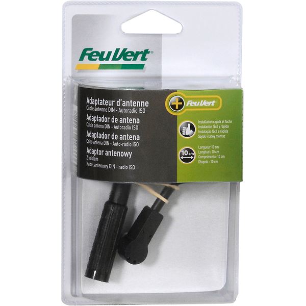 Adaptateur d'antenne DIN pour autoradio ISO avec câble