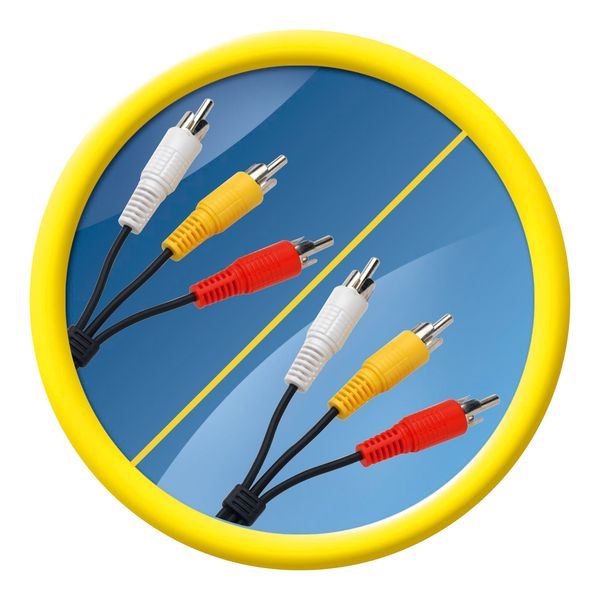 Câble audio vidéo 3 m RCA T'NB