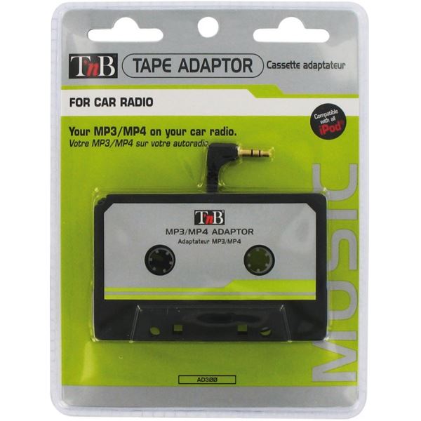 Adaptateur sur autoradio K7 pour MP3/CD T'NB