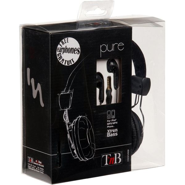 Casque PURE Combo noir TNB