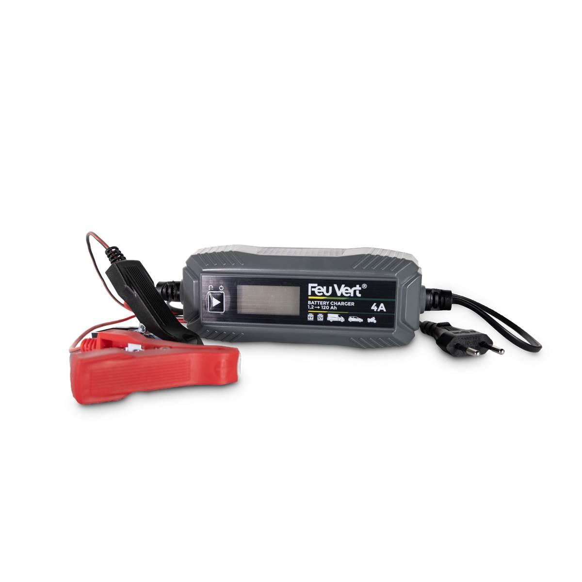 Chargeur De Batterie Automatique 6/12v - 4a Feu Vert