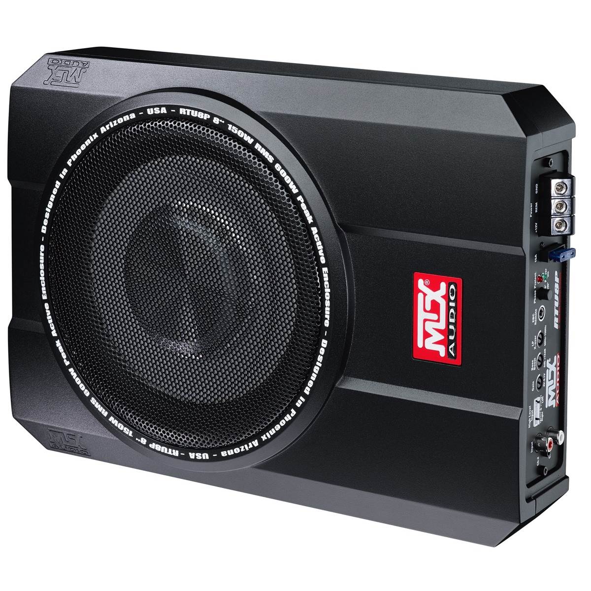 Mtx Rtu8p - Caisson De Grave Extra Plat Aluminium Amplifié
