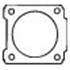 1 joint d'échappement Bosal 256144