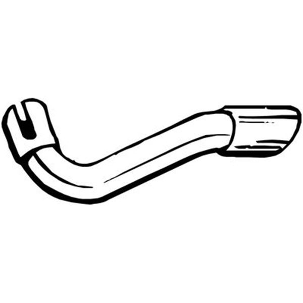 1 tuyau d'échappement Bosal 700177