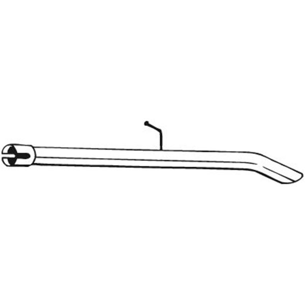 1 tuyau d'échappement Bosal 850067