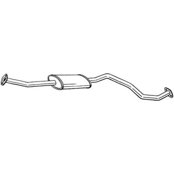 1 silencieux d'échappement intermédiaire Bosal 285441