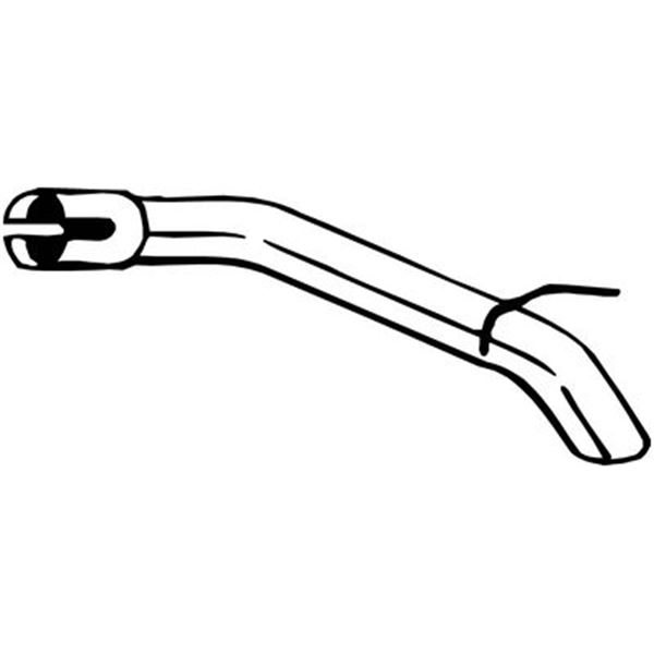 1 tuyau d'échappement Bosal 700181
