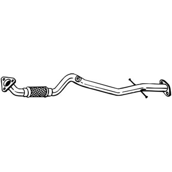 1 tuyau d'échappement Bosal 800183