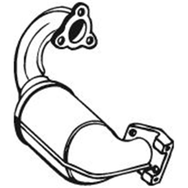 1 catalyseur Bosal 090653