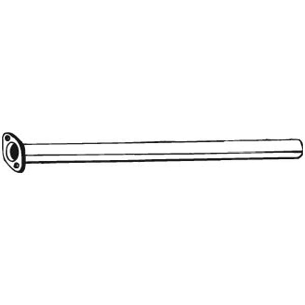 1 tuyau d'échappement Bosal 850081