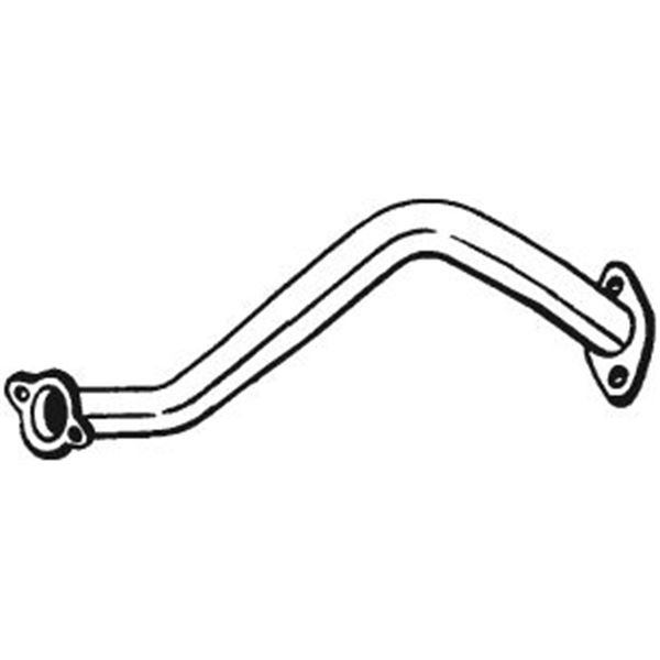 1 tuyau d'échappement Bosal 750205