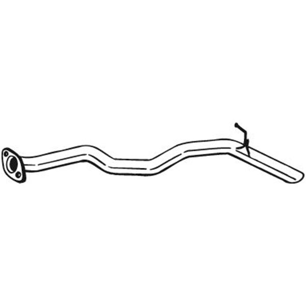 1 tuyau d'échappement Bosal 800099