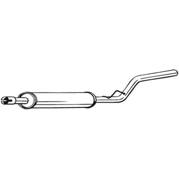 1 silencieux d'échappement intermédiaire Bosal 280169