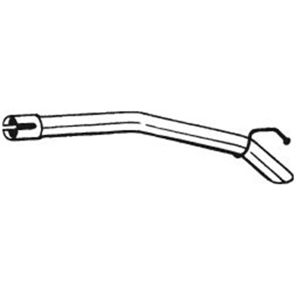 1 tuyau d'échappement Bosal 750237
