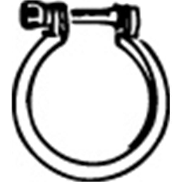 1 collier d'échappement Walker 80732