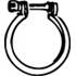 1 collier d'échappement Walker 80732