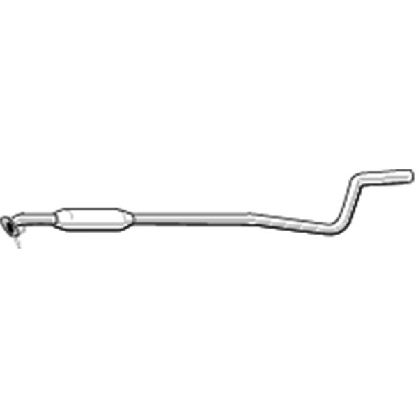 1 silencieux d'échappement intermédiaire Walker 23954