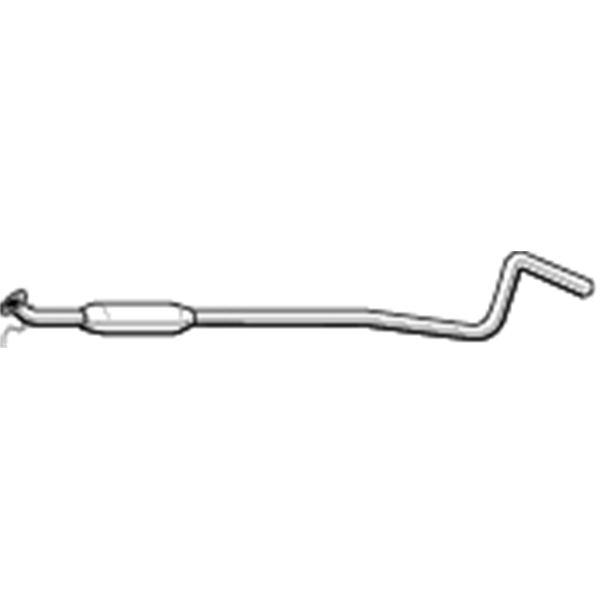 1 silencieux d'échappement intermédiaire Walker 24129