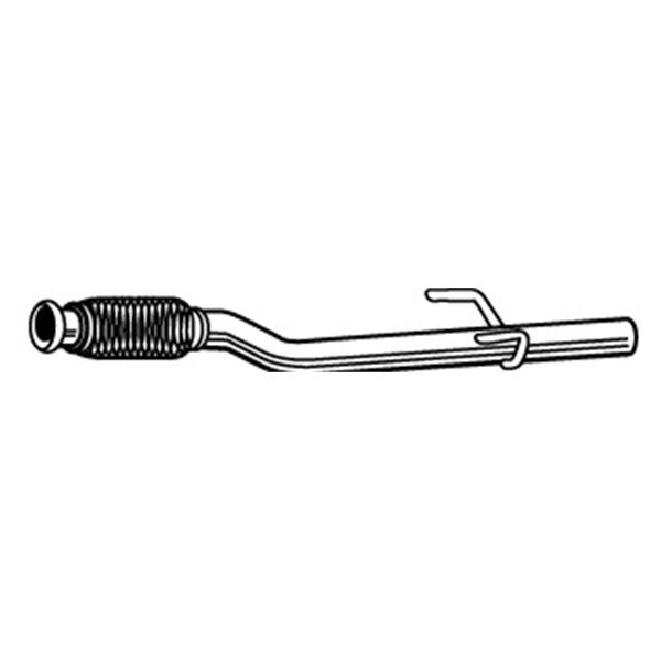 1 tube d'échappement intermédiaire Walker 10488