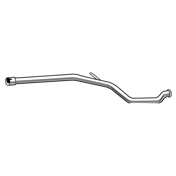 1 tube d'échappement intermédiaire Walker 10489
