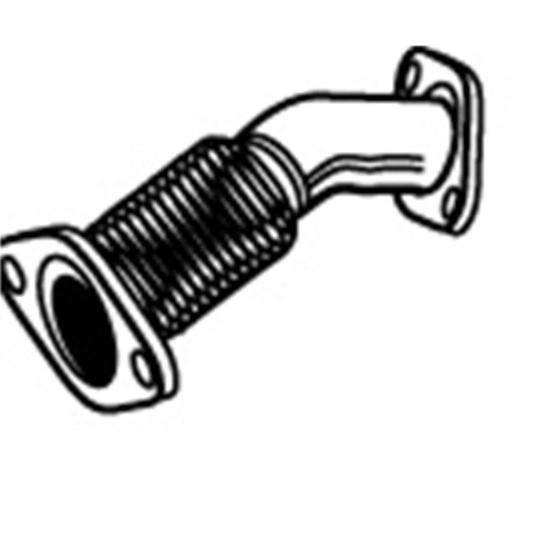 1 tube d'échappement intermédiaire Walker 10519