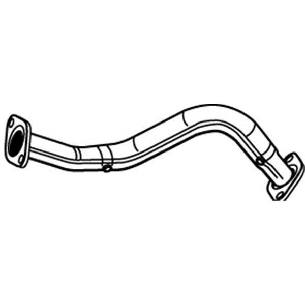 1 tube d'échappement intermédiaire Walker 10546