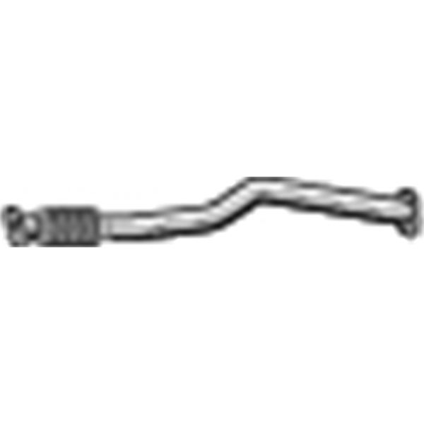 1 tube d'échappement intermédiaire Walker 10590