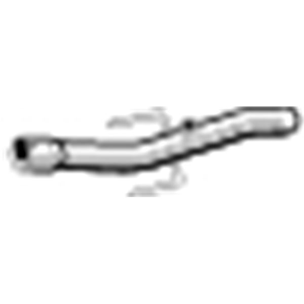 1 tube d'échappement intermédiaire Walker 10677