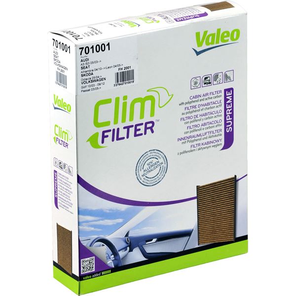 Filtre d'habitacle FH2001 Valeo