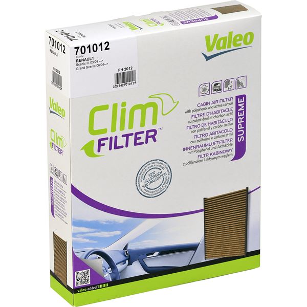 Filtre d'habitacle FH2012 Valeo
