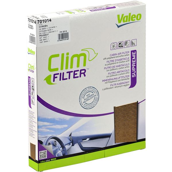 Filtre d'habitacle FH2014 Valeo