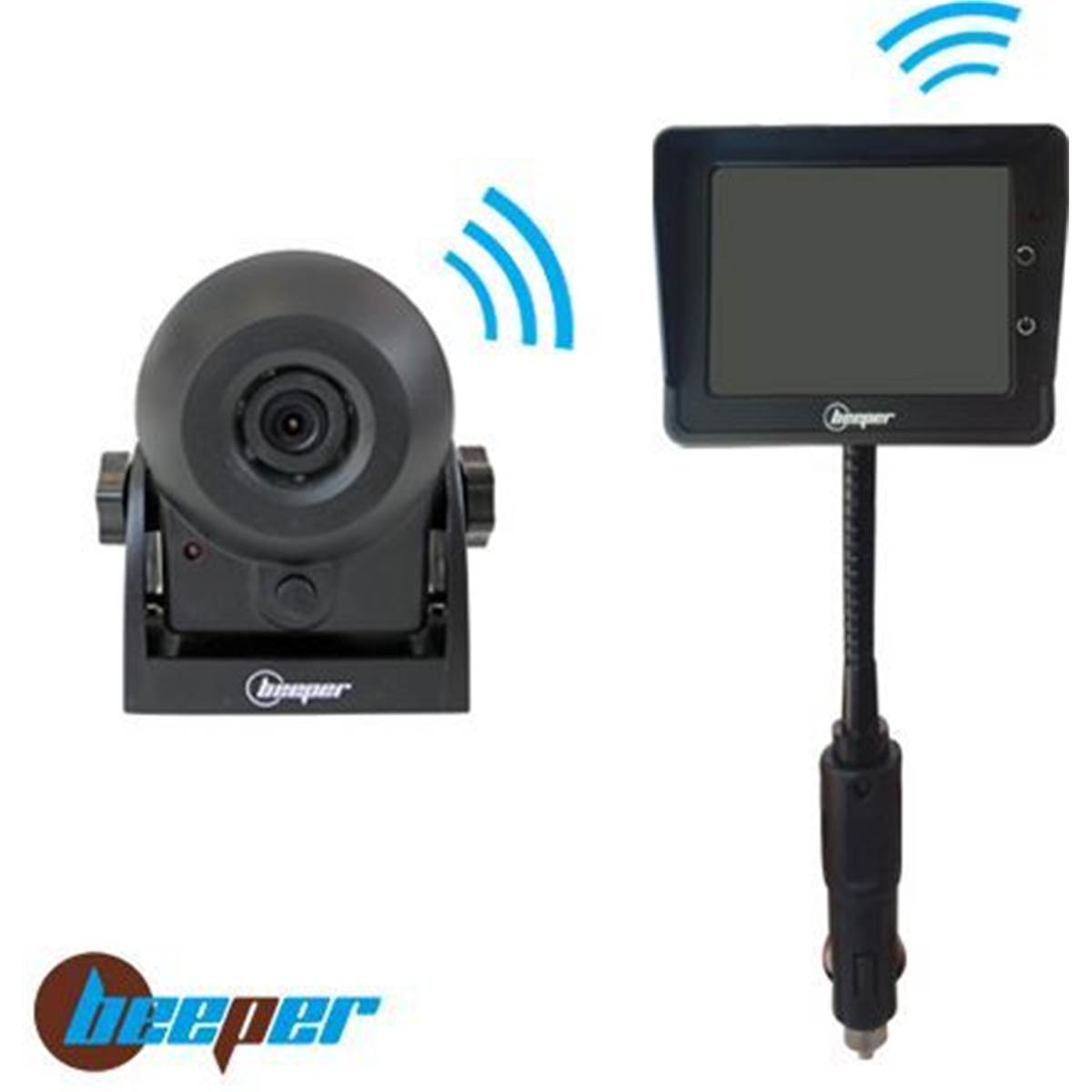 Caméra Vidéo De Recul Et Surveillance Sans Fil H1rf Beeper