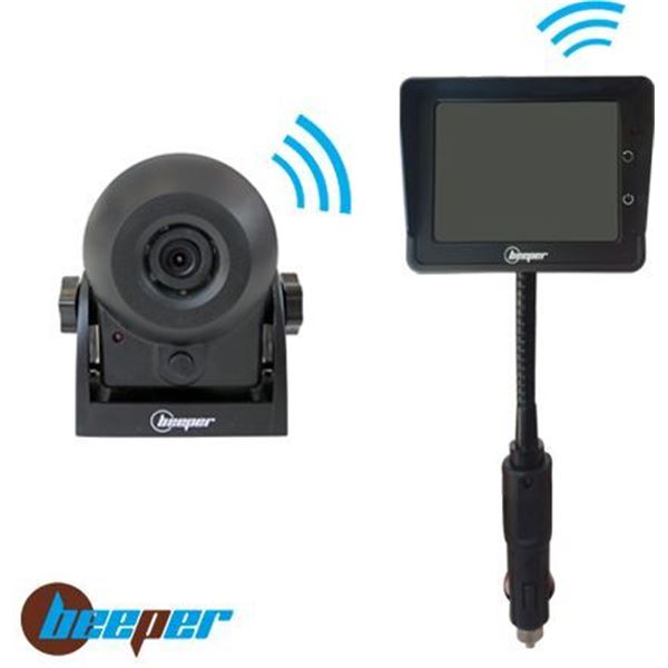Caméra vidéo de recul et surveillance sans fil H1RF Beeper - Feu Vert