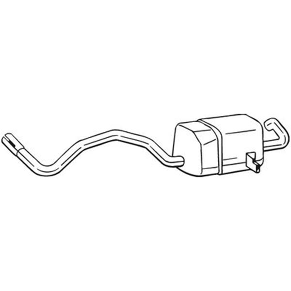 Silencieux arrière BOSAL 279549
