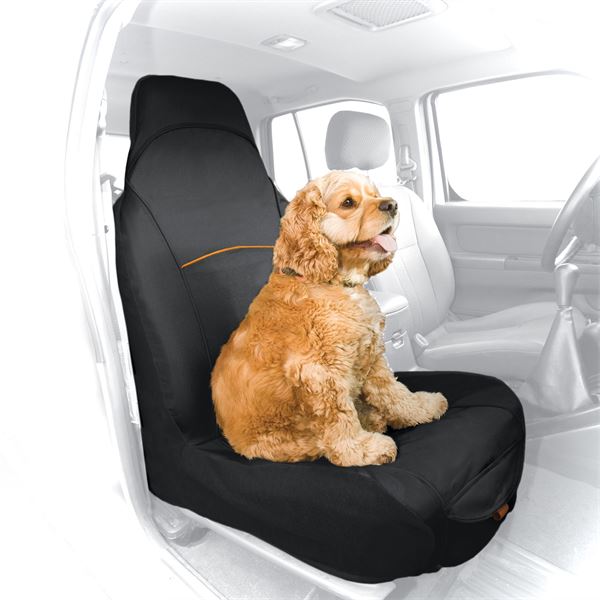 Housse monosiège avant de protection pour chien noire KURGO