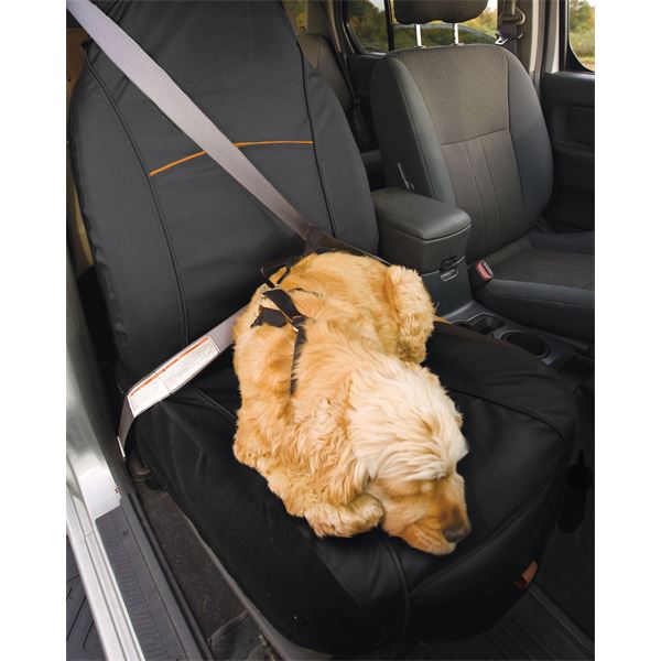 Housse monosiège avant de protection pour chien noire KURGO