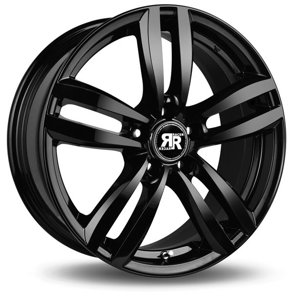 Jante aluminium Racer 17 pouces Noir Target