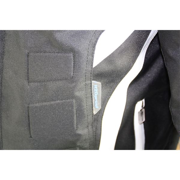 Veste moto tissu noir et blanc Urban Rider-Tec Taille XL