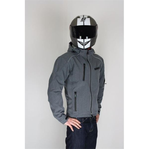 Veste moto softshell grise Rider-Tec Taille XL