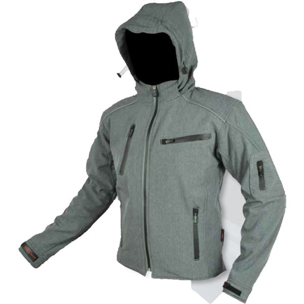 Veste moto softshell grise Rider-Tec Taille XXL