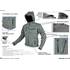 Veste moto softshell grise Rider-Tec Taille XXL
