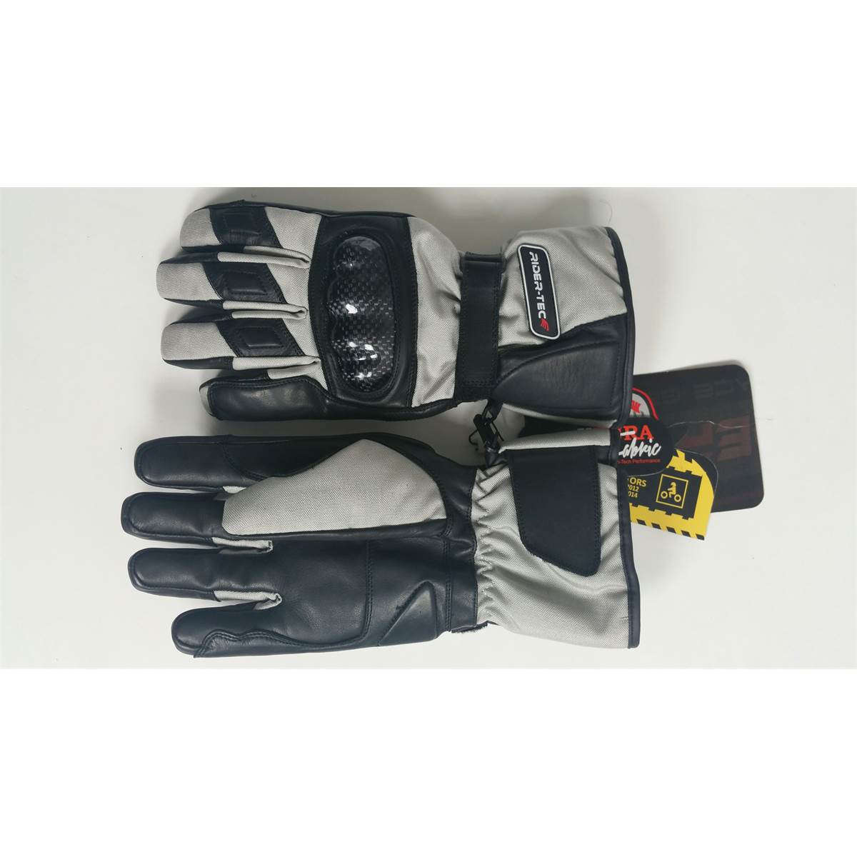 Gants Moto-scooter Hiver Noir Noir Et Gris Sable Trail Rider-tec Taille M