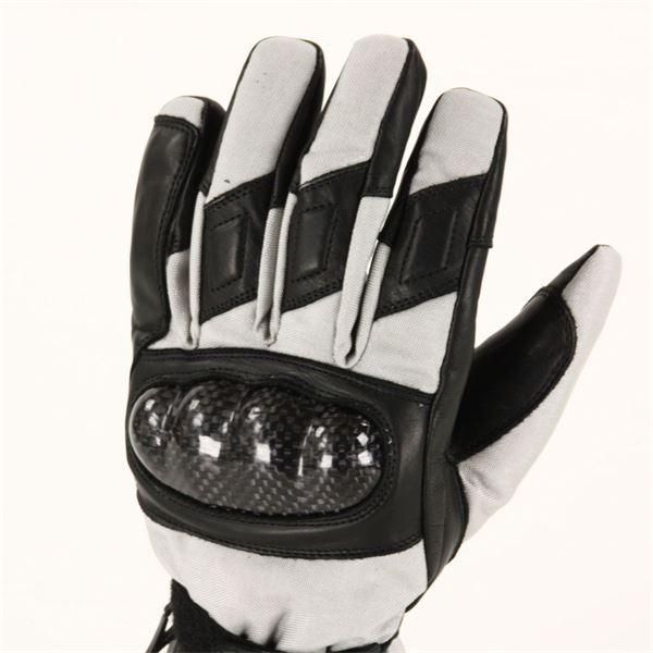 Gants moto-scooter hiver noir noir et gris sable Trail RIDER-TEC Taille M