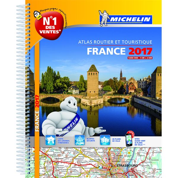 Atlas routier à spirale France 2017 MICHELIN