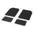 4 tapis de voiture moquette universels UNO noir