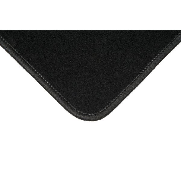 4 tapis de voiture moquette universels UNO noir