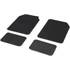 4 tapis de voiture PVC universels bicolor gris