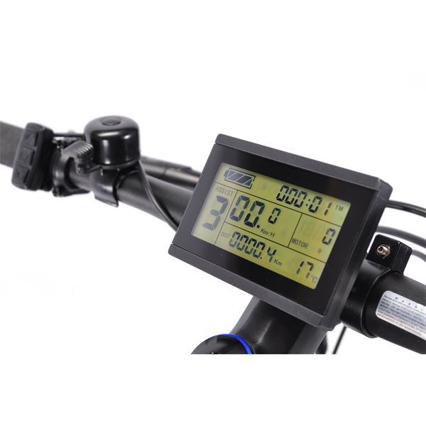 Vélo VTT électrique mixte Feu Vert Max taille 40 (S) gris